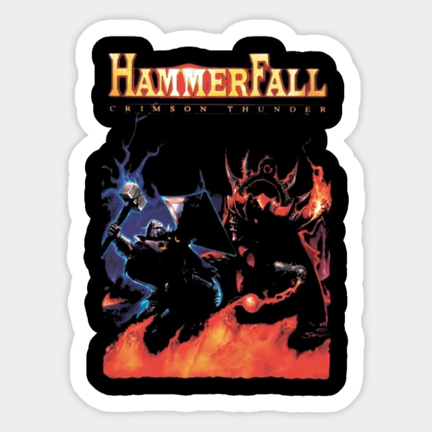 HAMMERFALL MERCH VTG Sticker by Evan Romillo